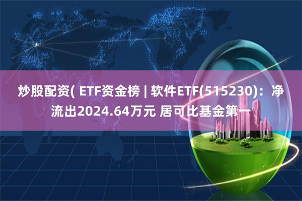 炒股配资( ETF资金榜 | 软件ETF(515230)：净流出2024.64万元 居可比基金第一